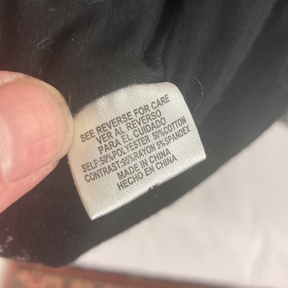 BOBEAU Soft Black and White Open Front Cardigan - Picture 7 of 8